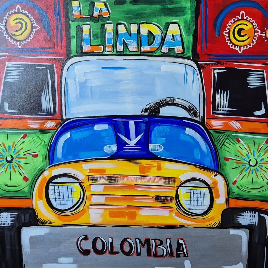 Ticho Art — Ölmalerei · Wandkunst, Kolumbien